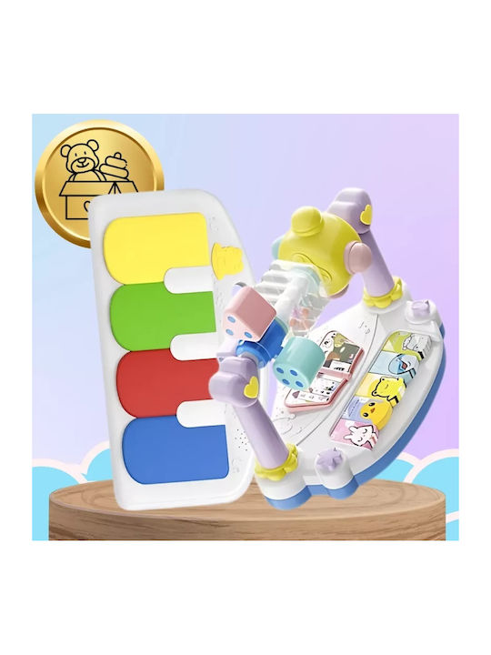 NICEkids Electric Relax Măsuță Pentru Bebeluși cu Muzică Albastru pentru Copii până la 9kg