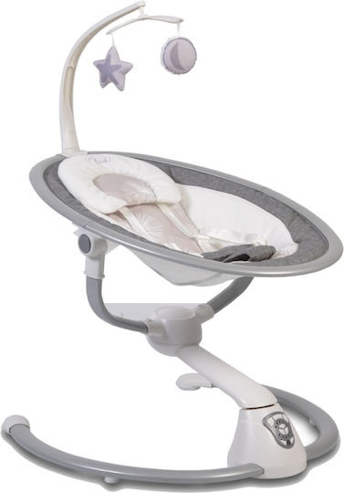 Cangaroo Ηλεκτρικό Relax Μωρού Κούνια με Μουσική Γκρι για Παιδί έως 9kg