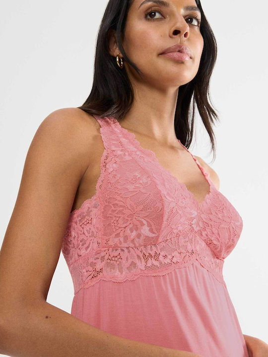 Triumph Χειμερινό Γυναικείο Νυχτικό Cherry Rose Timeless Sensuality Ndk 01