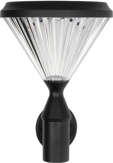 GloboStar Solar Floor Light Column 10W 1000lm Cold White 6000K with Photocell IP65 26x26x37cm