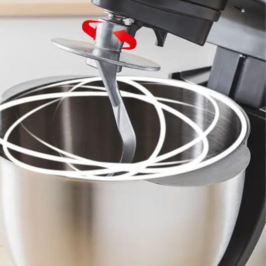 Moulinex Bake Partner Kitchen Machine 1100W with Stainless Bowl 4.6L