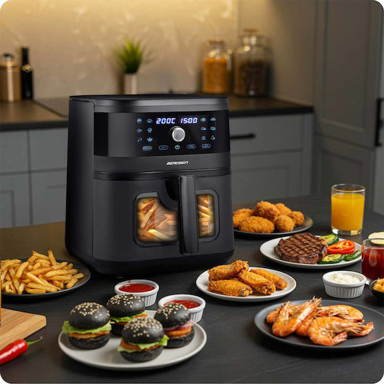 Berdsen Heißluftfritteuse 8lt Schwarz BD-661