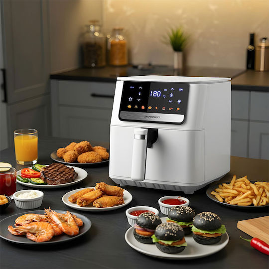 Berdsen Air Fryer 6.5lt Λευκό BD-662