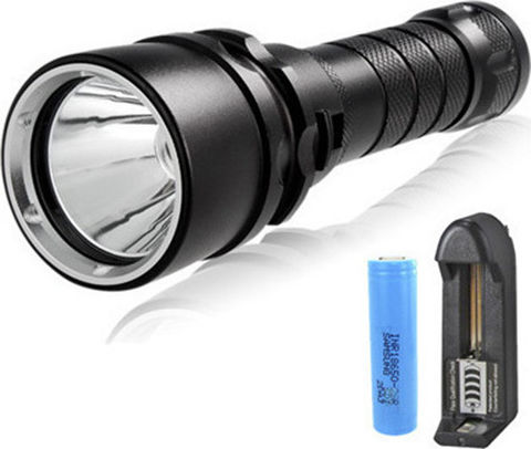 Bailong Diving Safety Light Rechargeable LED with Brightness 250lm for Maximum Depth 100m