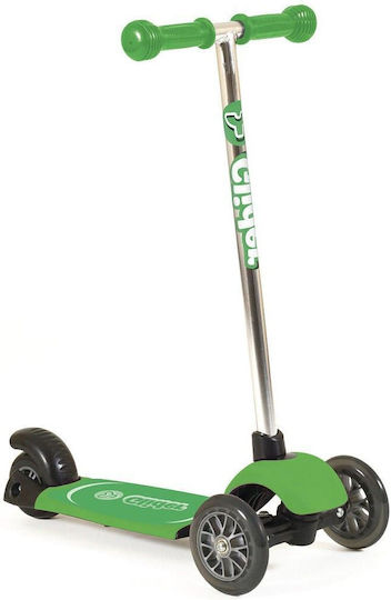 Y Volution Kids Scooter Glider Deluxe 3-Wheel for Ages 2-5 Green