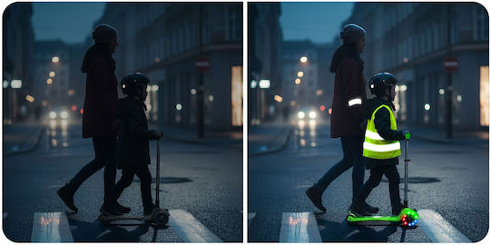 Ricokids Trotinetă Copii cu 3 Roți Verde