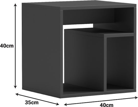 Wooden Beige Bedside Table 40x35x40cm