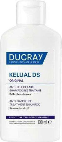 Ducray Kelual DS Σαμπουάν κατά της Πιτυρίδας & της Σμηγματορροϊκής Δερματίτιδας για Όλους τους Τύπους Μαλλιών 100ml