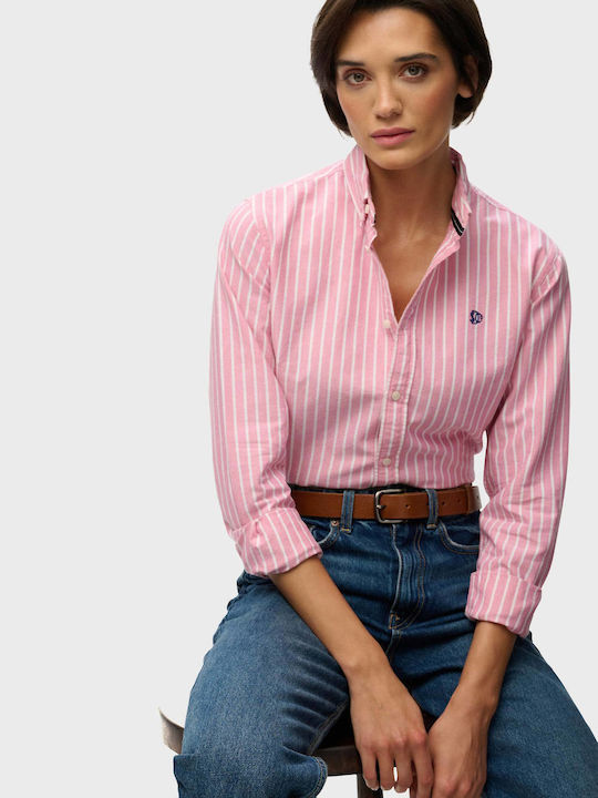 Shirt Long Sleeve Women's Shirt Pink