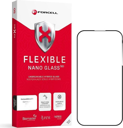 Forcell Flexible Nano Glass Flexible Screen Protector Compatible with Samsung Galaxy S26 Ultra Black
