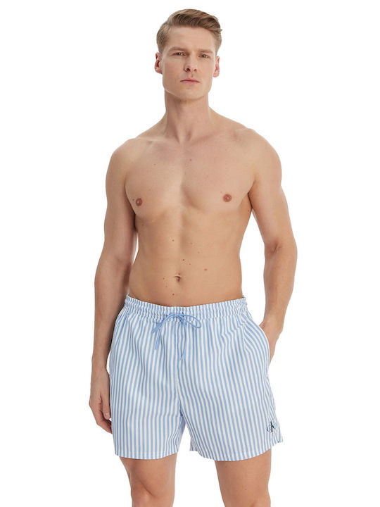 Men's Swimwear Shorts Blue Striped