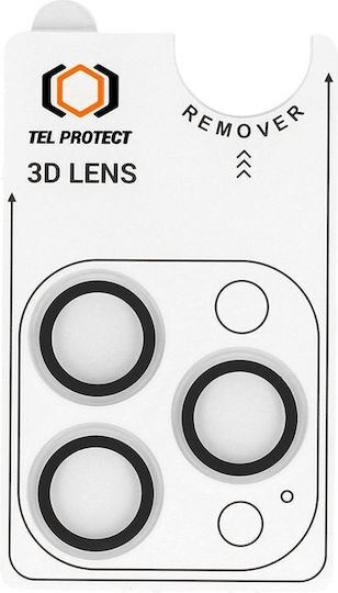 Tel Protect Camera Protection Tempered Glass Transparent for the Iphone 15 Pro, Iphone 15 Pro Max