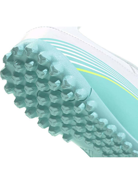 adidas F50 Messi Club Футболни Обувки с Гумена Подметка TF Бели