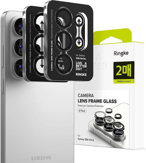 Ringke Camera Protection Tempered Glass Black for the Samsung Galaxy S26 Ultra