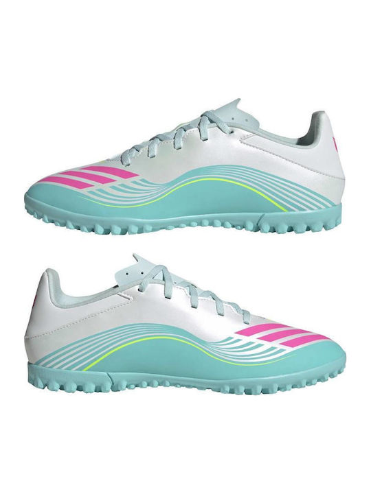 adidas F50 Messi Club Футболни Обувки с Гумена Подметка TF Бели