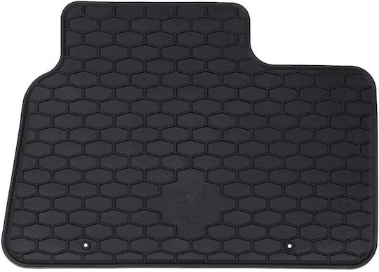 vidaXL Set Front and Back Car Mats 4 Pieces for Toyota Aygo 2022 Black