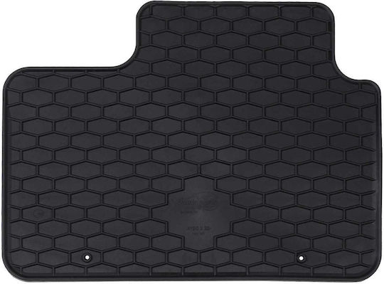 vidaXL Set Front and Back Car Mats 4 Pieces for Toyota Aygo 2022 Black