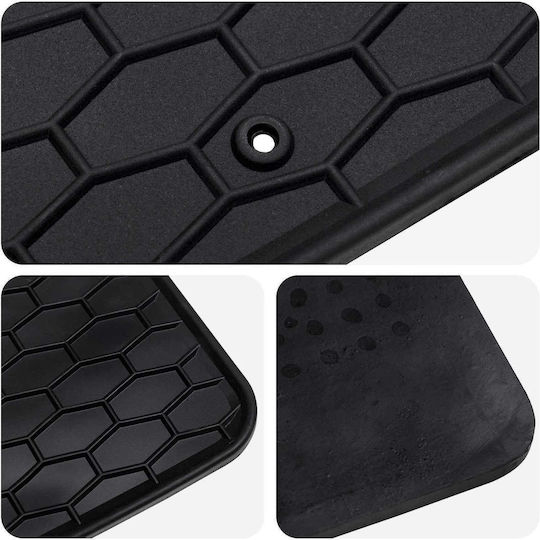 vidaXL Set of Front and Rear Mats 4pcs for Suzuki Vitara 2015 Black