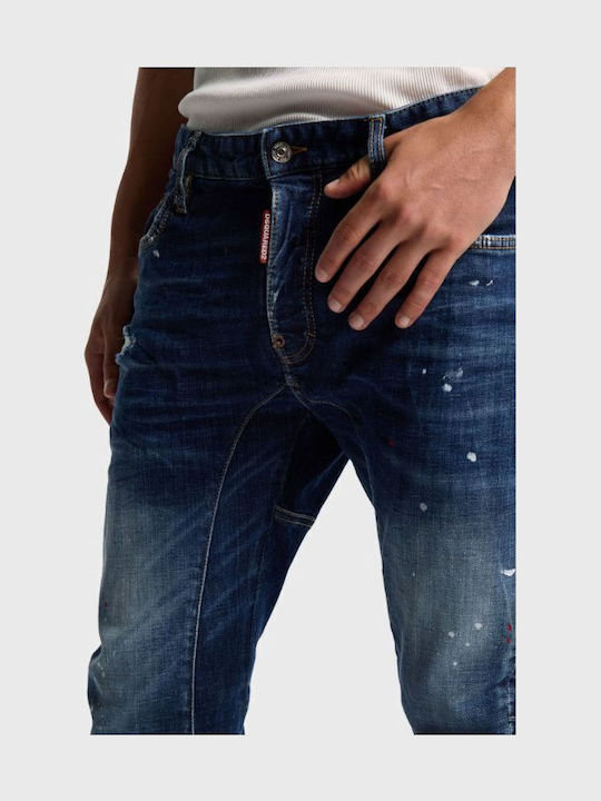 Ανδρικό Παντελόνι Τζιν με Slim Εφαρμογή Blue