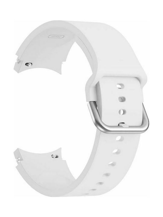 Homies Tragbare Bänder Silikon Weiß Galaxy Watch4/5/6/7/FE/4 Classic/6 Classic/5 Pro 20mm Homies Tragbare Bänder Silikon Weiß Galaxy Watch4/5/6/7/FE/4 Classic/6 Classic/5 Pro 20mm