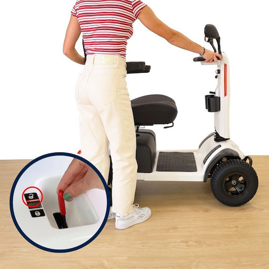 KMINA Electric Wheelchair Scooter 67cm 01-K10073 White