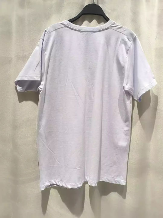 Herrenblusen Kurzarm T-Shirt Weiß