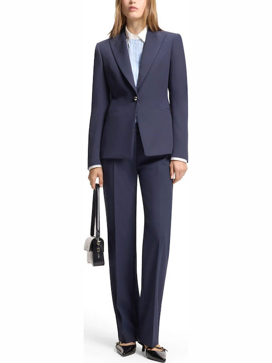 Damen Stoffhose Blau