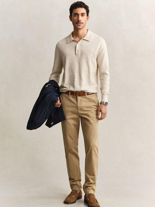 Gant Παντελόνι Chino Dark Khaki