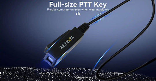 Μικροφωνο Ακουστικο Retevis Eek023 G Shape In-ear Earbud Kenwood 2 Pin Plug