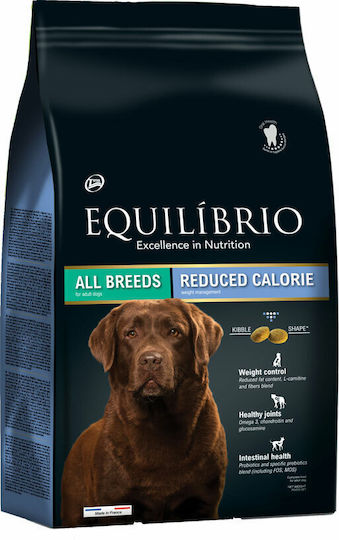 Equilibrio Reduced Calorie 12kg Ξηρά Τροφή Διαίτης για Ενήλικους Σκύλους με Κοτόπουλο