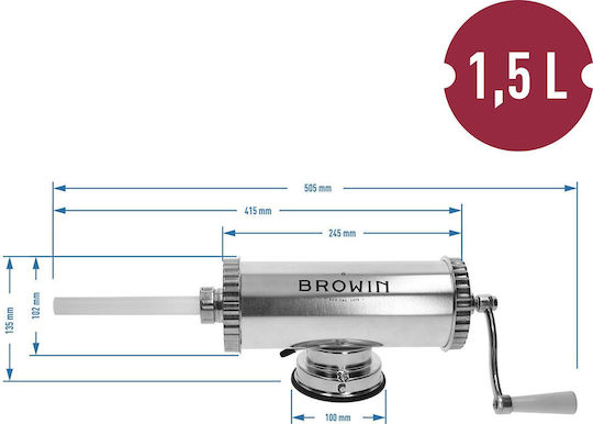 Browin Browin Wurstfüllmaschine Mit Pedal
