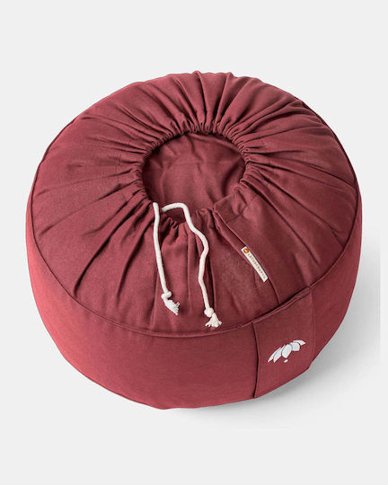 Lotuscrafts Meditation Pillow Lotus Bordeaux Dimensions 31 × 15 cm 1.6 kg