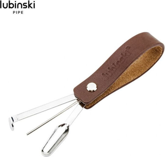 Lubinski Brown Leather Pipe Stand Tools 14003-br