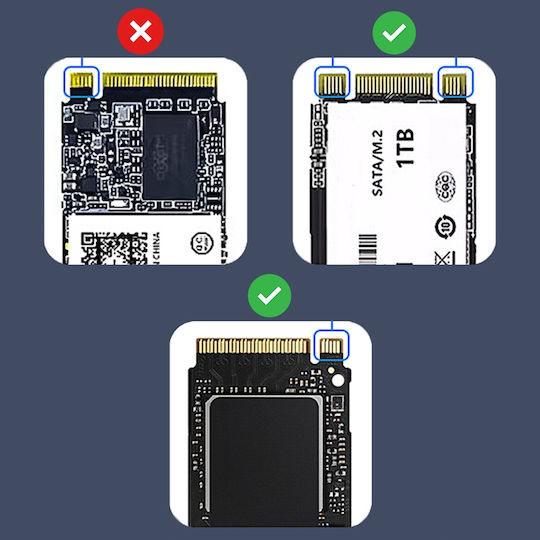 Zenwire Case for M.2 SATA III NVME Hard Drive with Thunderbolt Type-C Connection