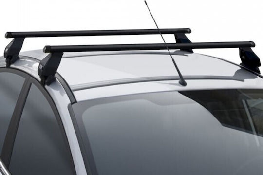 Menabo Steel Car Roof Bars 150cm for Fiat Multipla 5D 5D 2004-2010 Set with Roof Rack Legs