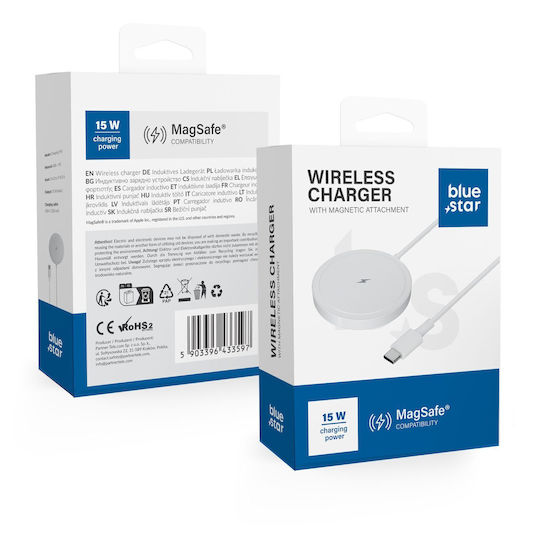 Blue Star Magsafe Ladegerät 15W Weißs