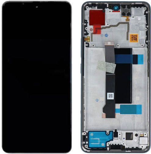 Xiaomi Screen with Touch Mechanism and Frame for Xiaomi Redmi Note 13 Pro 5G, Poco X6 5G (Blue)