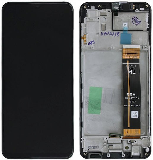 Οθόνη με Μηχανισμό Αφής και Πλαίσιο για Galaxy A23 (Μαύρο)