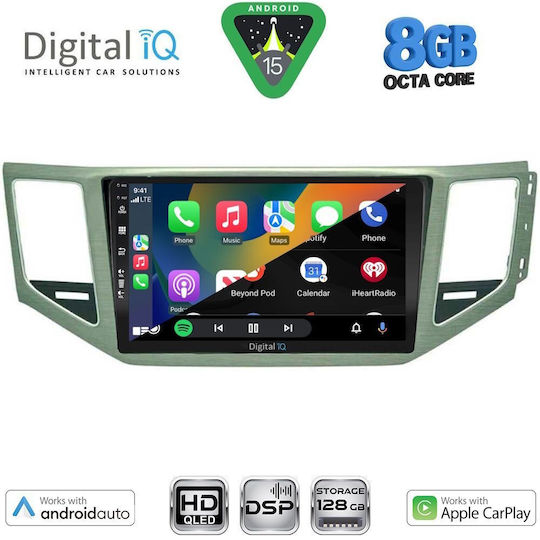 Digital IQ Ηχοσύστημα Αυτοκινήτου για Mercedes-Benz SL Volkswagen Golf Sportsvan 2014-2021 (Bluetooth/USB/AUX/WiFi/GPS/Apple-Carplay/Android-Auto) με Οθόνη Αφής 10"