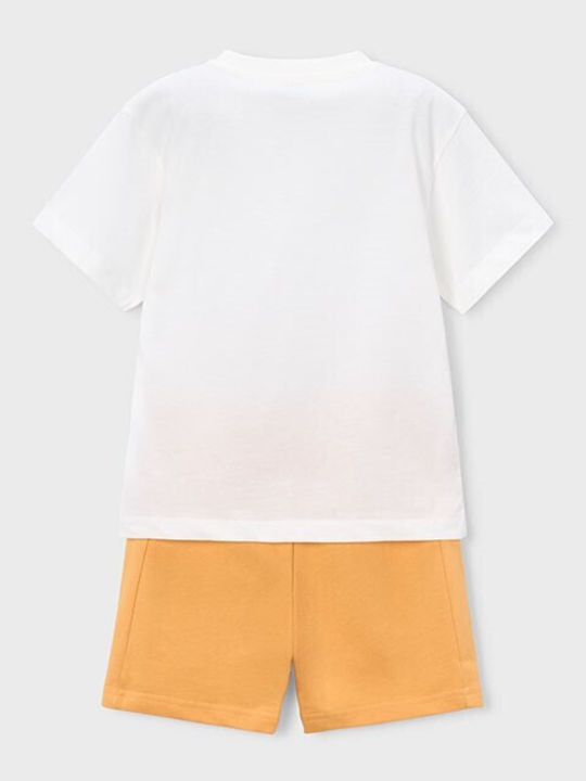 Kinderbekleidungsset mit Shorts Sommer 2 Stück Orange
