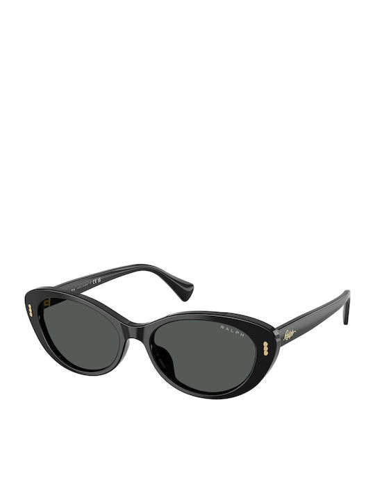 Ralph Lauren Damenteil Sonnenbrillen mit Schwarz Horn umrandet Rahmen und Schwarz Farbe Gläser RA5350U 500187