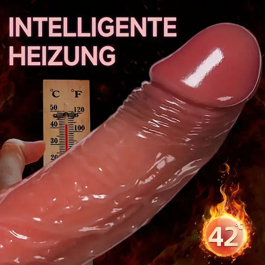 Kinksters Realistischer Vibrator mit Fernbedienung Braun