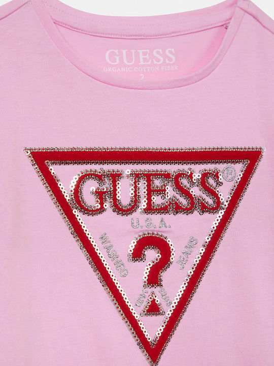Guess Kids Short-Sleeved Top Pink