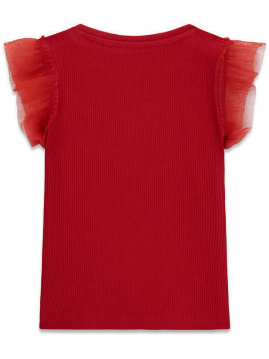 Kids Top Short-sleeved Red