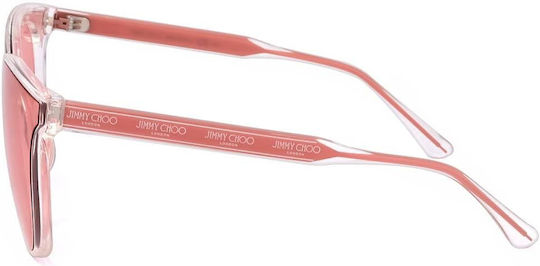 Jimmy Choo Herren Acetat Schmetterling Rote Brillengestelle mit Rezept