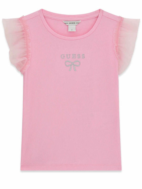 Kids Short-Sleeved Top Pink