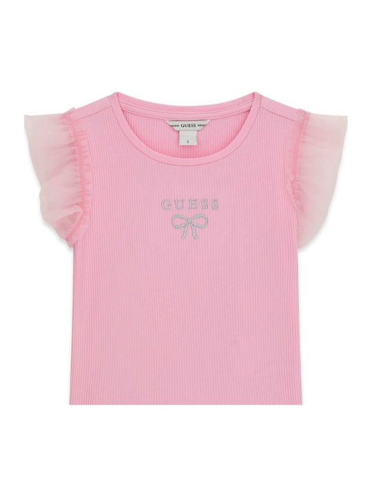 Kids Short-Sleeved Top Pink