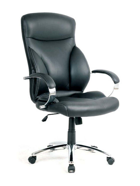 Executive Office Chair with Recline and Adjustable Arms Black