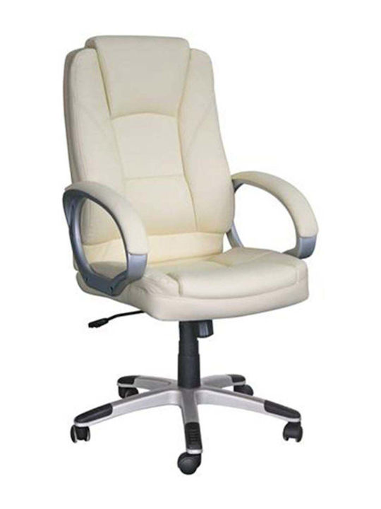 Cf6950 Executive Office Chair with Adjustable Arms White