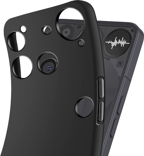 Mayaxess Case Nothing Phone 3 Flexible Silicone Protection Black